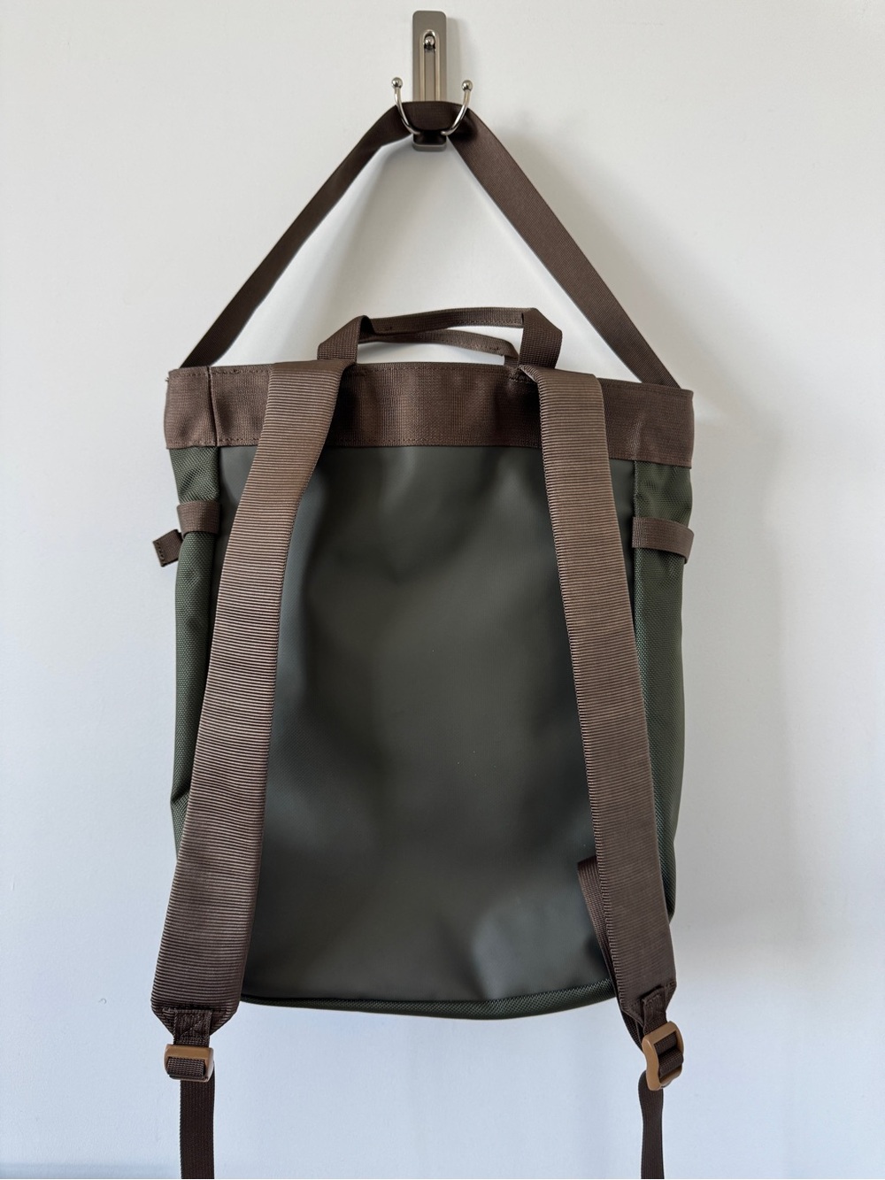 The North Face Olive Green Tote Backpack - Picture 3 of 4